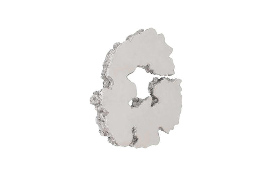 Phillips Collection Lava Slice Wall Art, Resin, Stainless Steel, SM WALL ACCENTS