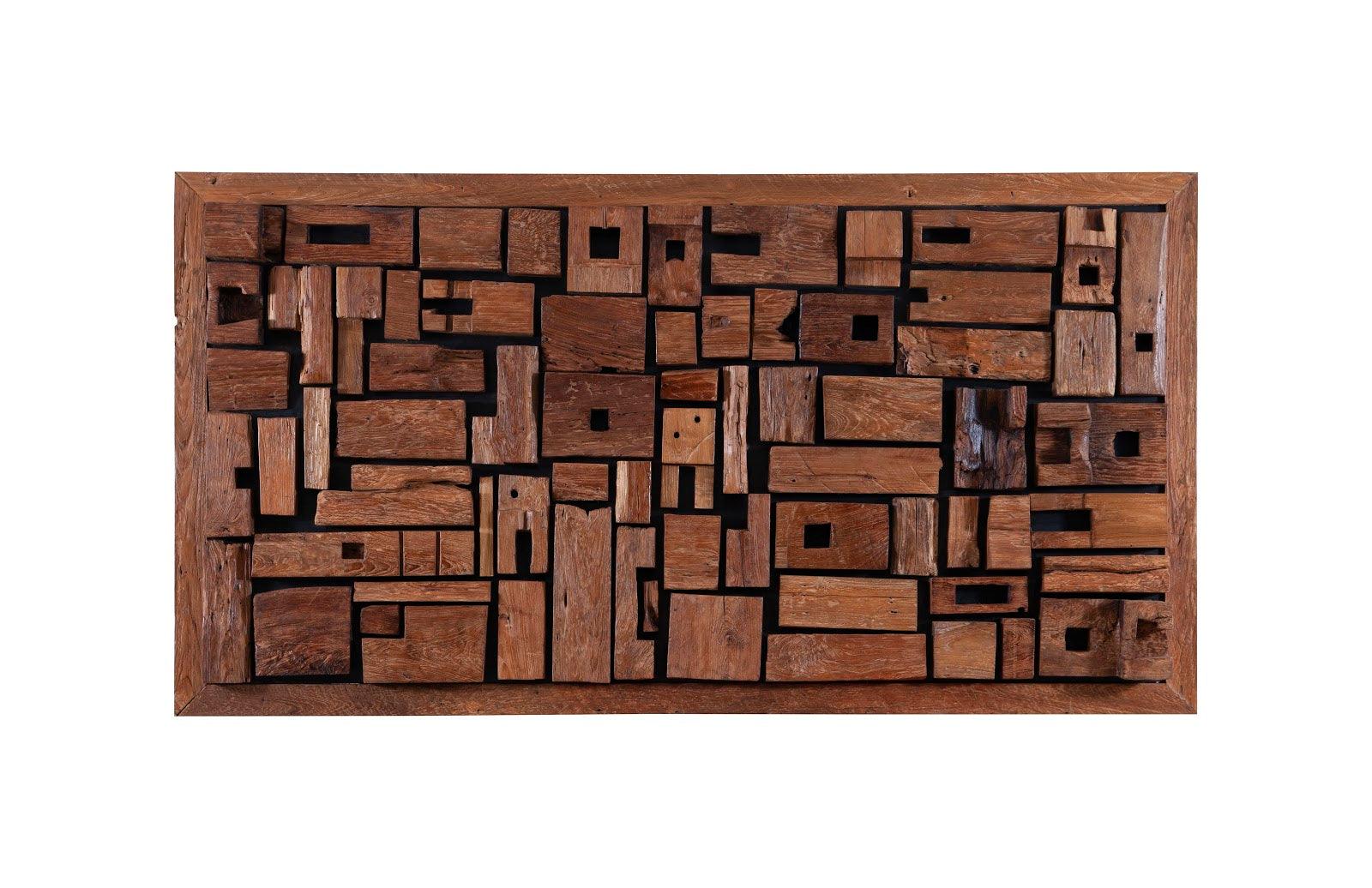 Phillips Collection Asken Wall Art, Wood, LG WALL ART