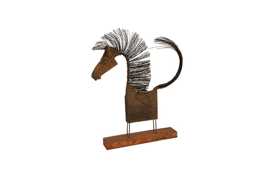 Phillips Collection Wire Horse Sculpture, MD Body DECORATIVE OBJECTS