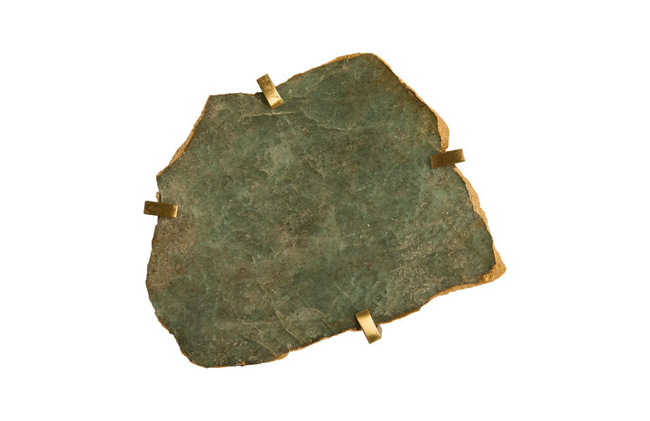 Gem Wall Tile in Brass Setting, Green Emerald - Phillips Collection - AmericanHomeFurniture