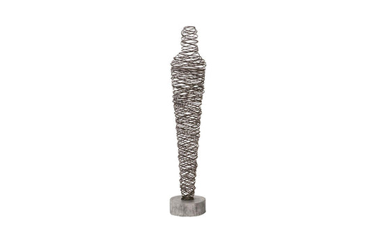 Phillips Collection Abstract Wire Man Floor Sculpture, SM DECORATIVE OBJECTS