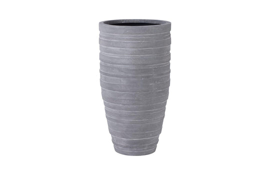 Phillips Collection June Slim Planter, Raw Gray, MD PLANTERS