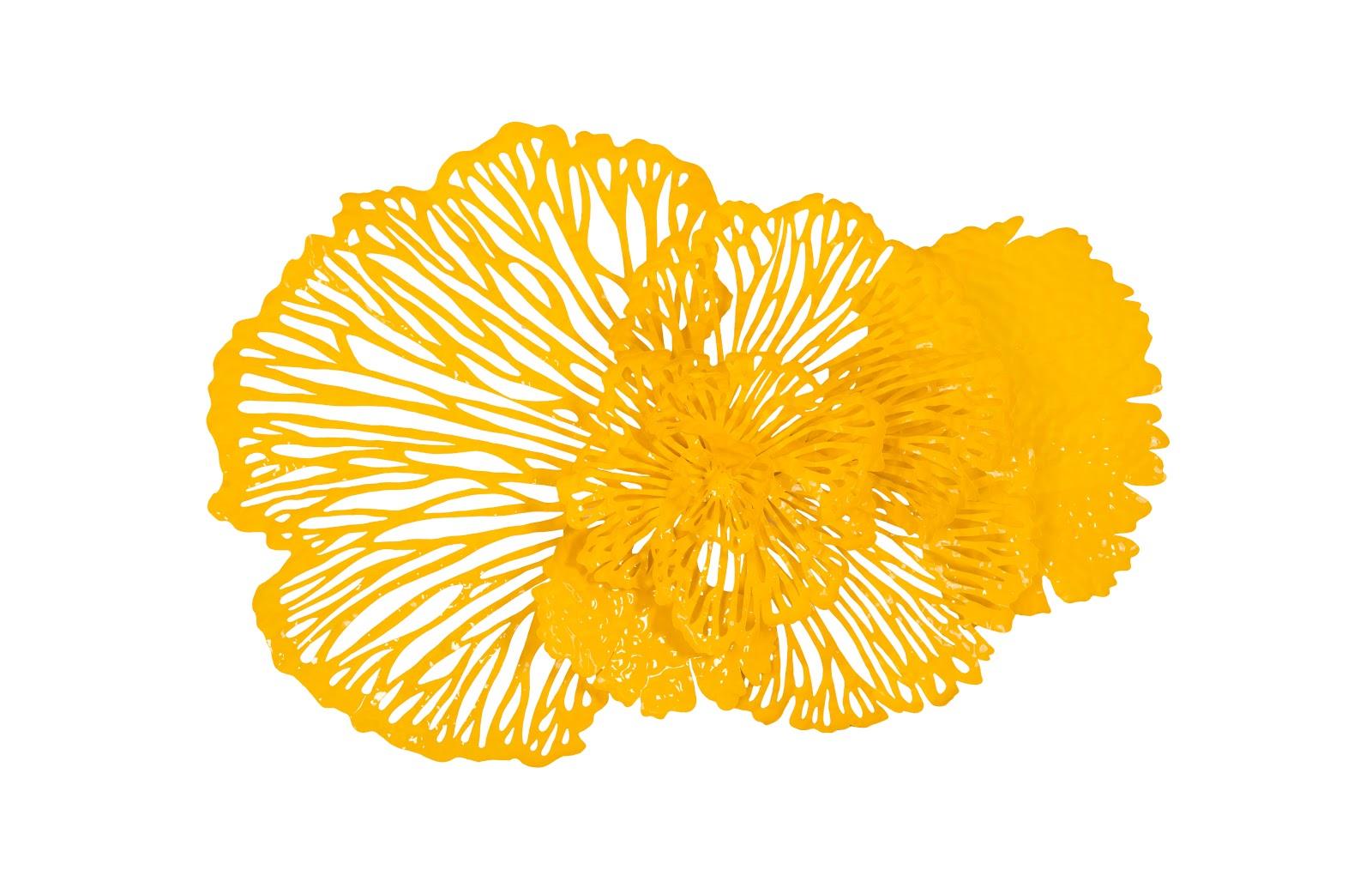 Phillips Collection Flower Wall Art, Medium, Dandelion, Metal WALL ACCENTS