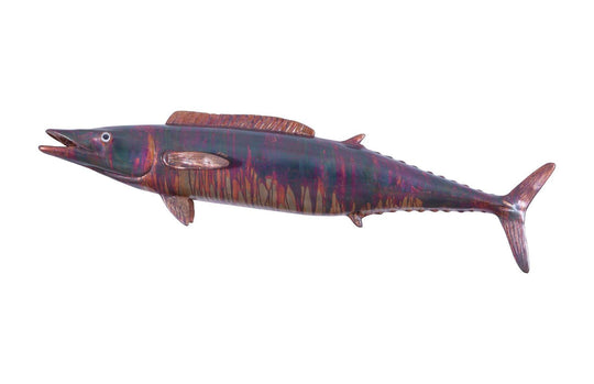 Phillips Collection Wahoo Fish Wall Sculpture, Resin, Copper Patina Finish WALL ACCENTS