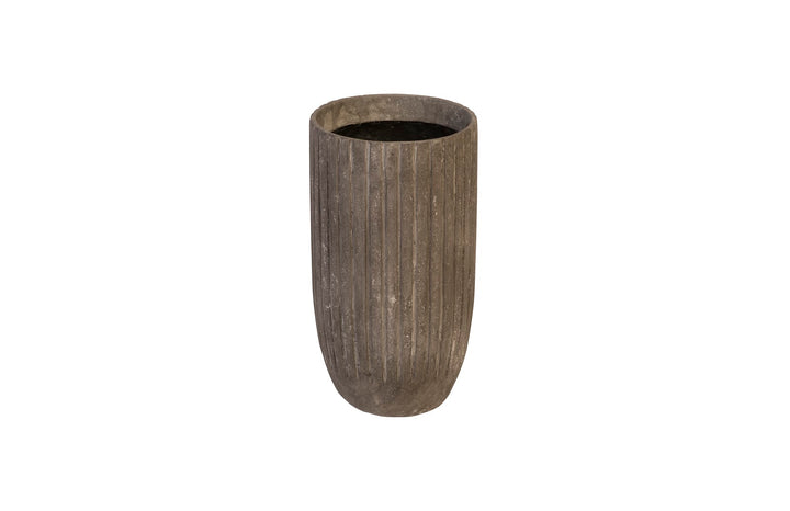 Lourdes Planter, Small, Gray - Phillips Collection - AmericanHomeFurniture