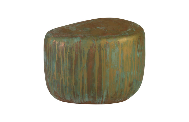 Wedge End Table, Lichen Finish - AmericanHomeFurniture