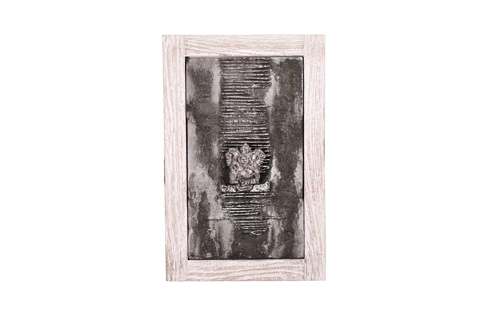 Phillips Collection Ganesha Head Lava Relief WALL ART