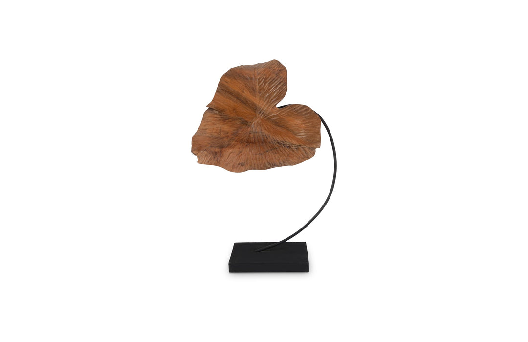 Carved Leaf Sculpture, SM - Phillips Collection - AmericanHomeFurniture