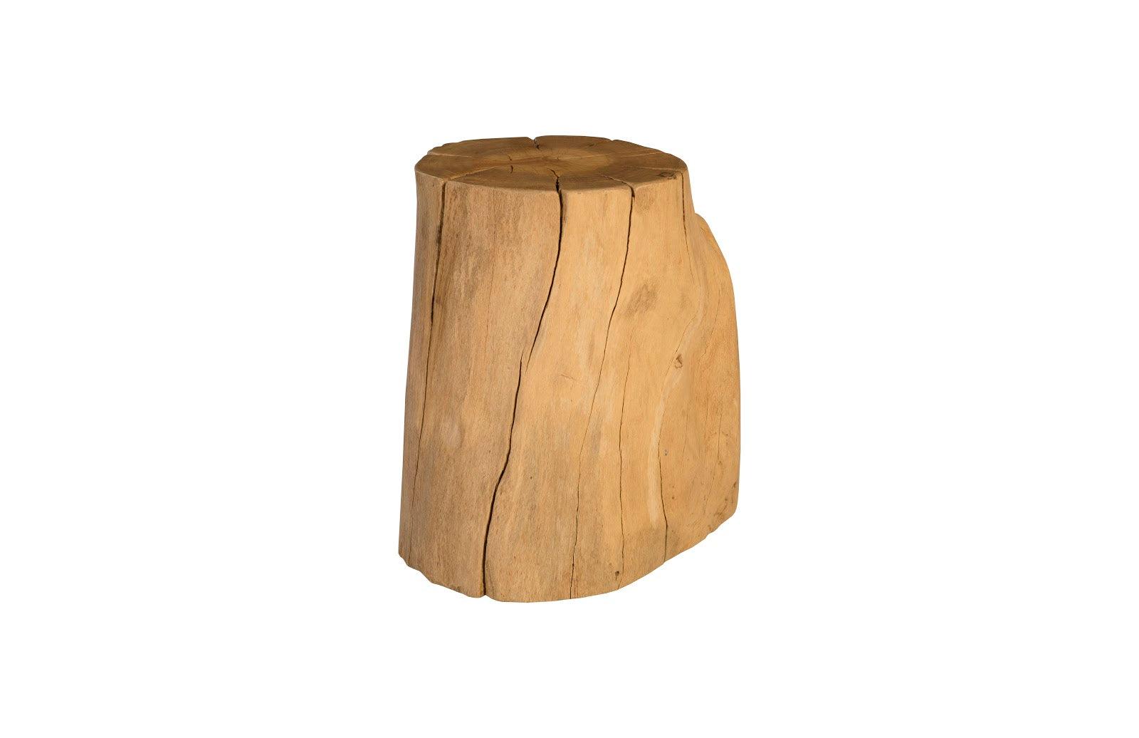 Phillips Collection Wood Round Stool, Assorted OTTOMANS, POUFS, + STOOLS