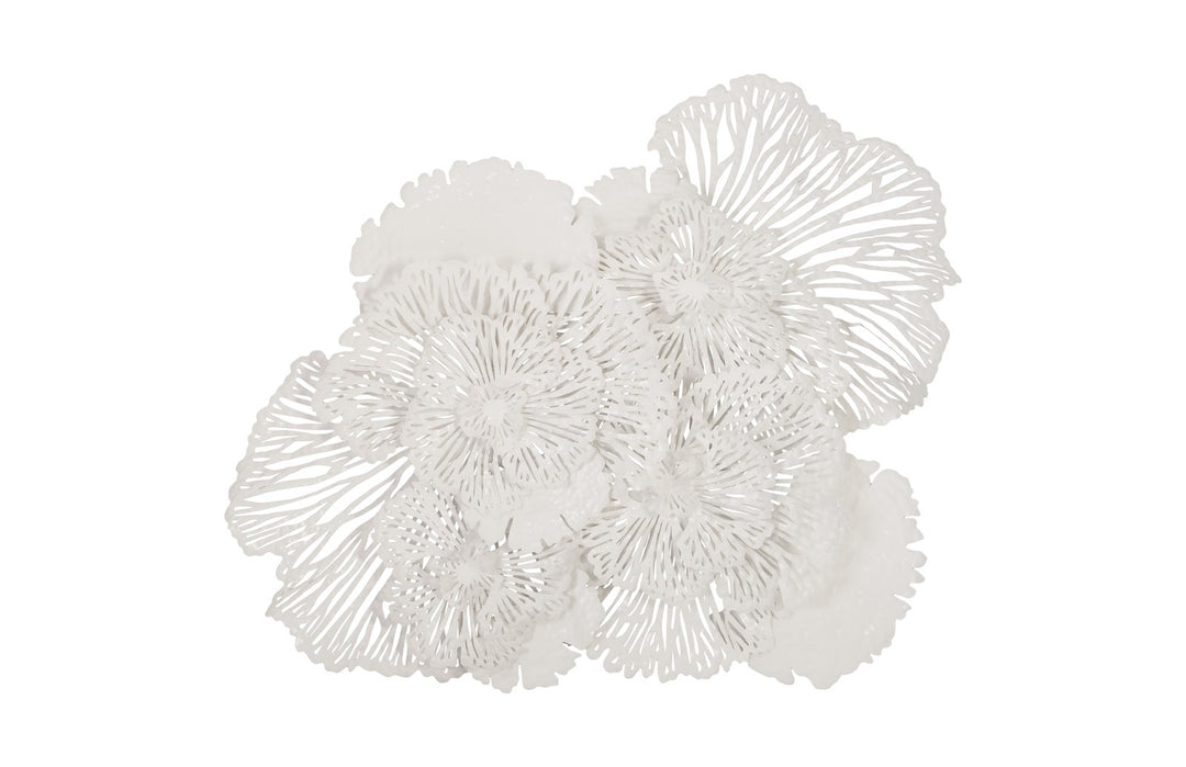 Flower Wall Art, Large, White, Metal - Phillips Collection - AmericanHomeFurniture