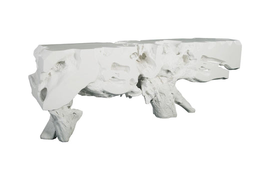 Phillips Collection Freeform Console Table, Gel Coat White, Extra Large CONSOLE TABLES