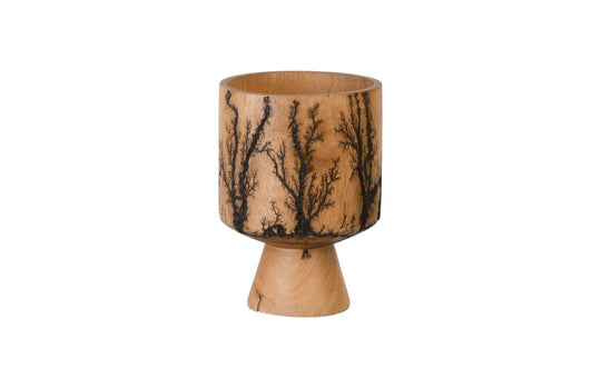 Phillips Collection Lightning Vase, Mango Wood, Cup Shape VASES, JARS, + BOTTLES