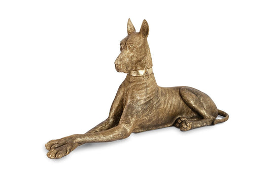 Phillips Collection Great Dane, Gold Leaf, Right DECORATIVE OBJECTS