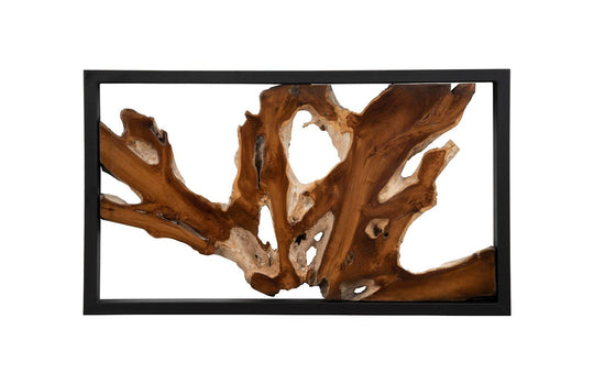 Phillips Collection Framed Root Wall Art, Rectangle, Black WALL ACCENTS
