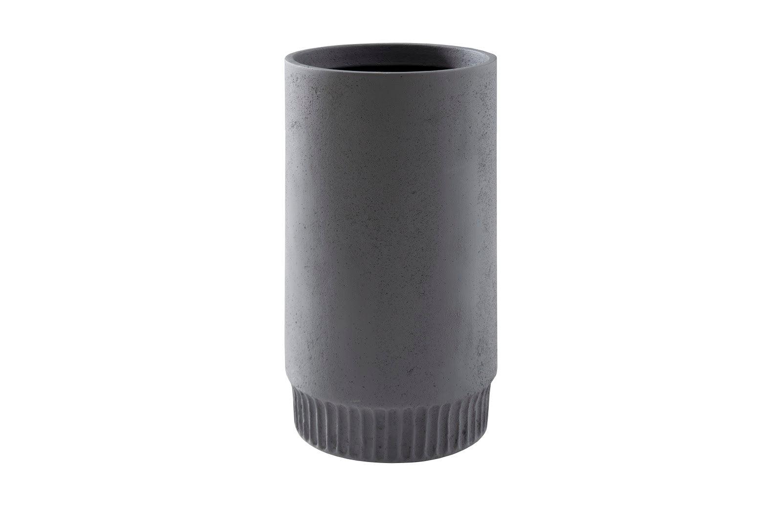 Phillips Collection Harvest Planter, Medium, Dark Gray VASES, JARS, + BOTTLES