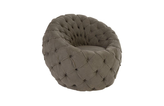 Phillips Collection Egg Chair, Ramie Gray ACCENT + LOUNGE CHAIRS