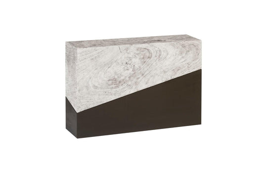 Phillips Collection Geometry Console Table, Gray Stone CONSOLE TABLES