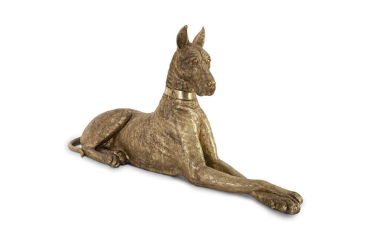Phillips Collection Great Dane, Gold Leaf, Left DECORATIVE OBJECTS