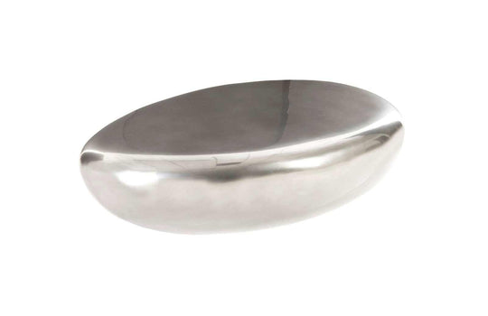Phillips Collection River Stone Coffee Table, Large, Liquid Silver COFFEE TABLES