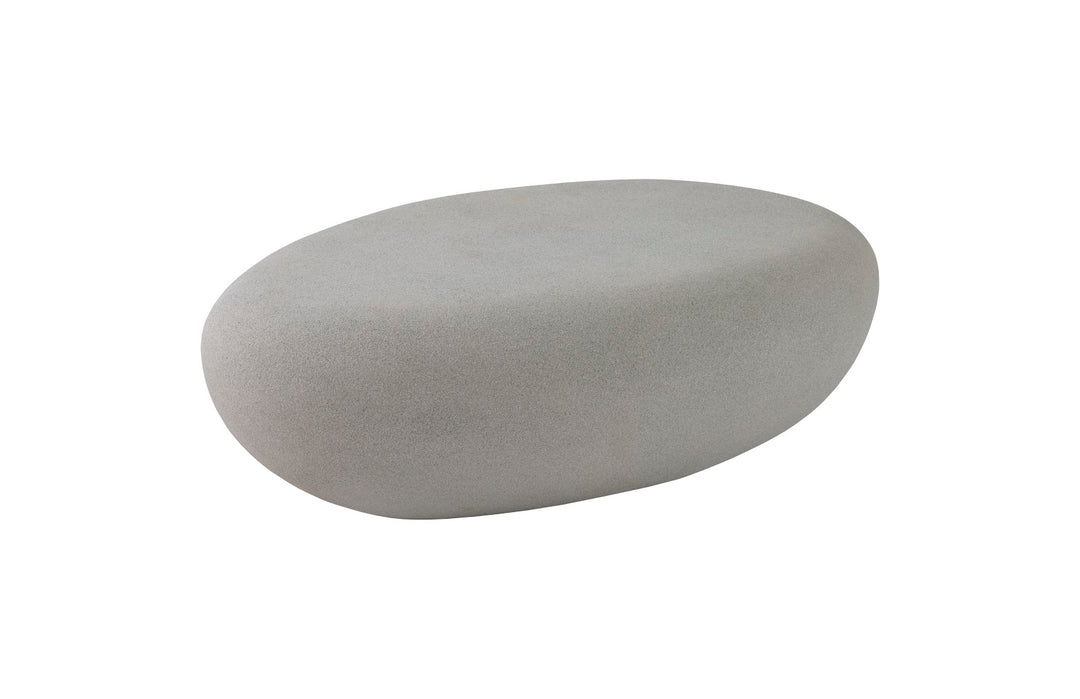 River Stone Coffee Table, Large, Dark Granite - Phillips Collection - AmericanHomeFurniture