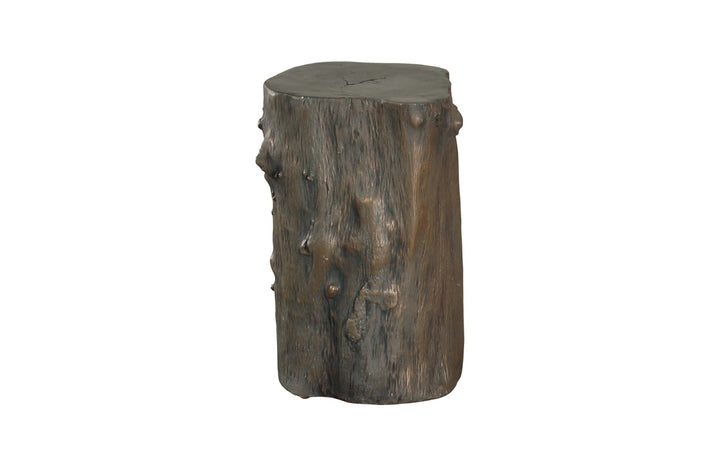 Log Stool, Bronze, SM - Phillips Collection - AmericanHomeFurniture