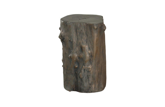 Phillips Collection Log Stool, Bronze, SM OTTOMANS, POUFS, + STOOLS