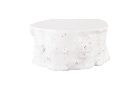 Phillips Collection Log Coffee Table, Gel Coat White COFFEE TABLES