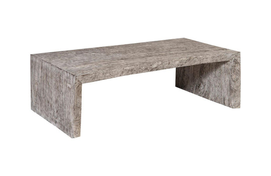 Phillips Collection Waterfall Coffee Table, Gray Stone COFFEE TABLES
