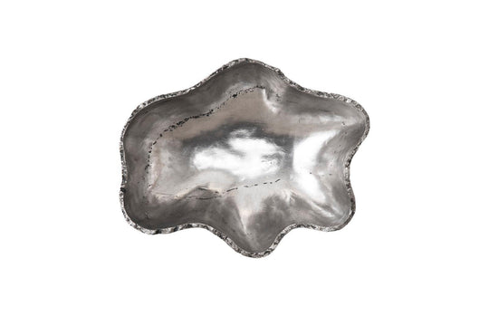 Phillips Collection Cast Onyx Wall Bowl, Silver, SM WALL ACCENTS