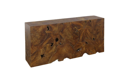 Phillips Collection Teak Slice Console, Natural CONSOLE TABLES