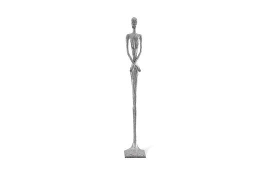 Phillips Collection Lottie Sculpture, Resin, Silver Leaf DECORATIVE OBJECTS