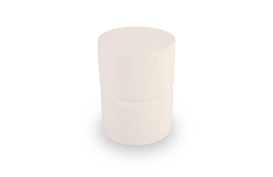 Phillips Collection Stacked Stool, Gel Coat White OTTOMANS, POUFS, + STOOLS