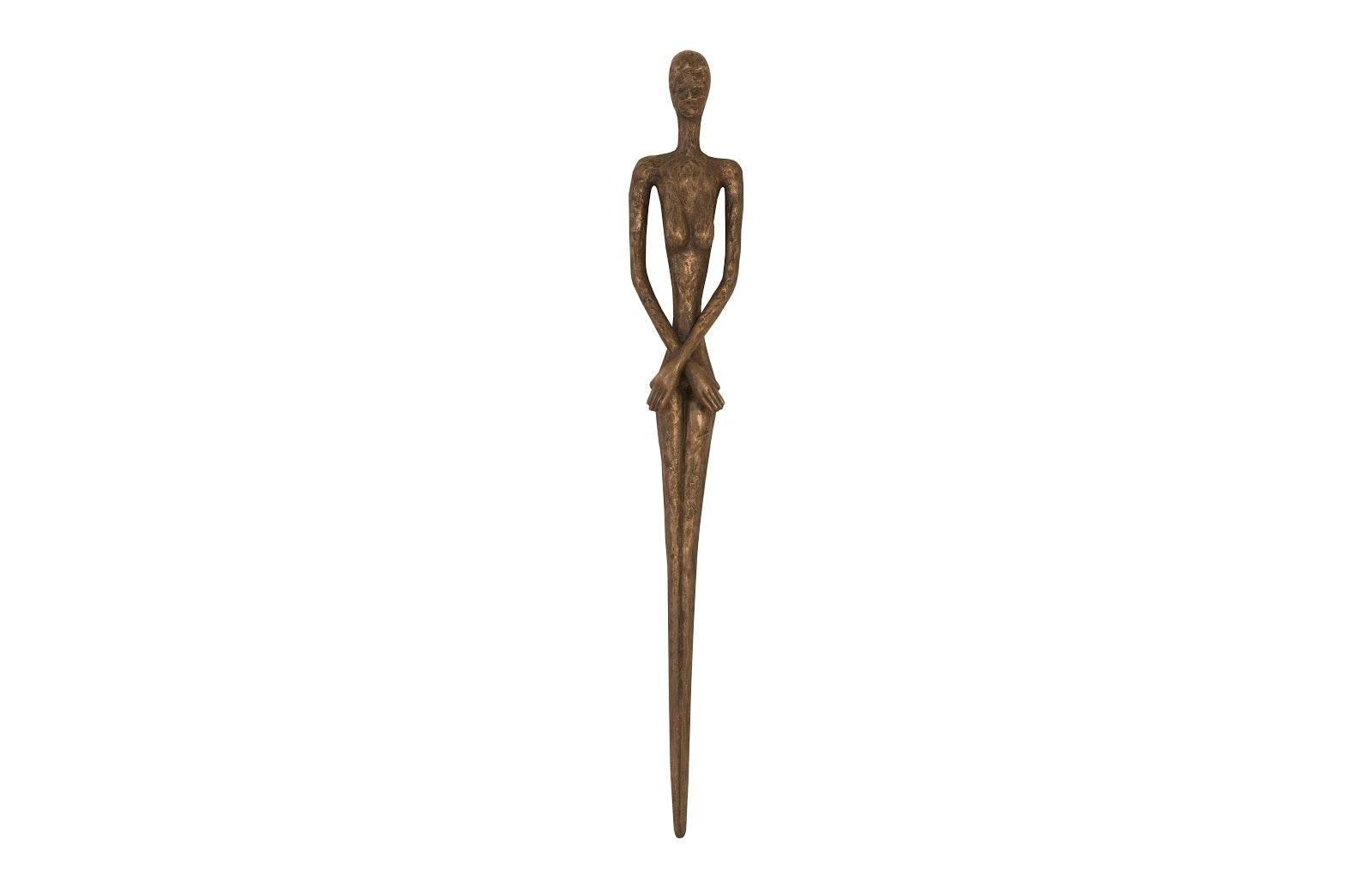 Phillips Collection Lottie Wall Sculpture, Resin, Bronze Finish WALL ACCENTS