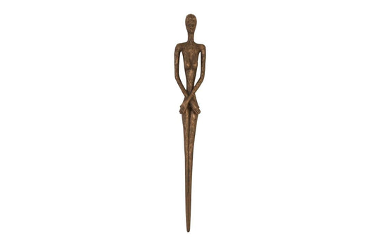 Phillips Collection Lottie Wall Sculpture, Resin, Bronze Finish WALL ACCENTS