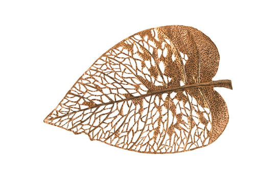 Phillips Collection Birch Leaf Wall Art, Copper, MD WALL ACCENTS