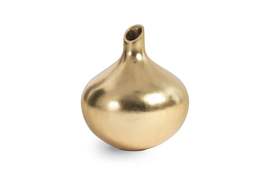 Phillips Collection Katha Vase, Gold Leaf VASES, JARS, + BOTTLES