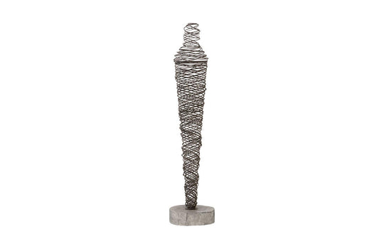 Phillips Collection Abstract Wire Man Floor Sculpture, LG DECORATIVE OBJECTS