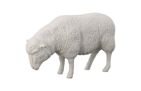 Phillips Collection Sheep Sculpture, Gel Coat White DECORATIVE OBJECTS