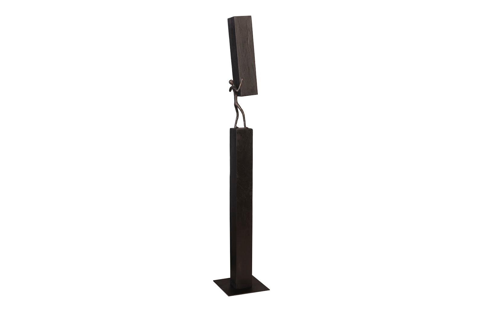 Phillips Collection Atlas Pole Holding Sculpture DECORATIVE OBJECTS