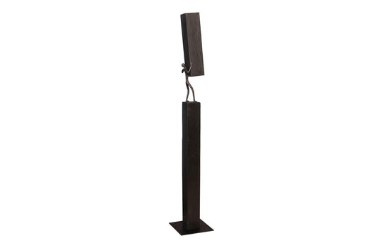 Phillips Collection Atlas Pole Holding Sculpture DECORATIVE OBJECTS
