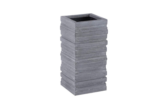 Phillips Collection June Square Planter, Gray, SM PLANTERS