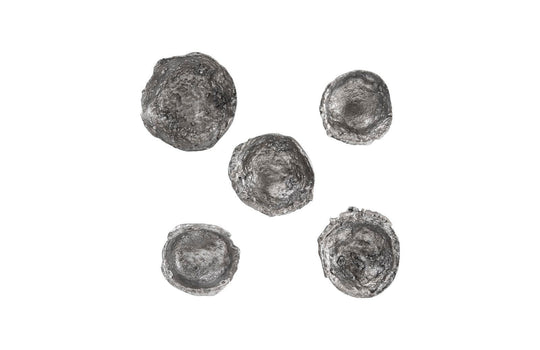 Phillips Collection Splash Wall Bowls, Silver Leaf, Set of 5 WALL ACCENTS