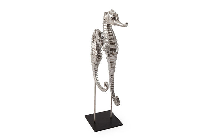 Seahorse on Stand, Silver Leaf - Phillips Collection - AmericanHomeFurniture