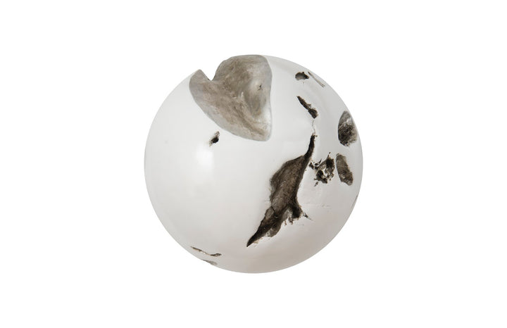 Cast Root Wall Ball, Resin, White, MD - Phillips Collection - AmericanHomeFurniture