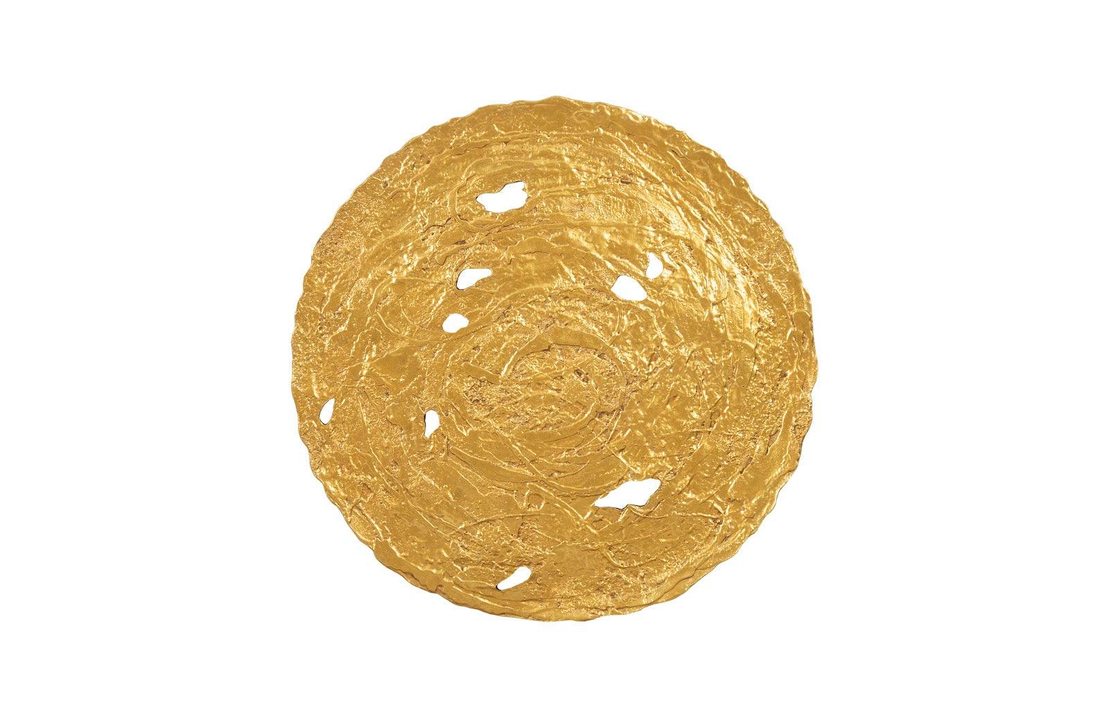 Phillips Collection Molten Wall Disc, Large, Gold Leaf WALL ACCENTS