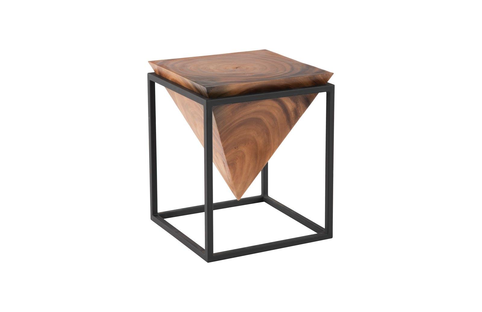 Phillips Collection Inverted Pyramid Side Table, Natural ACCENT TABLES