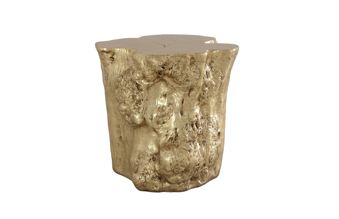 Log Side Table, Gold Leaf - Phillips Collection - AmericanHomeFurniture