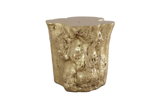 Phillips Collection Log Side Table, Gold Leaf ACCENT TABLES