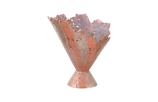 Phillips Collection Splash Bowl, Oxidized Copper Finish DECORATIVE TRAYS, PLATES, + BOWLS