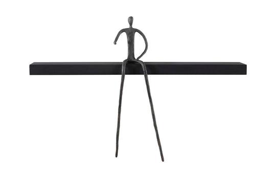 Phillips Collection Moveable Man on Shelf, Sitting, B WALL ACCENTS